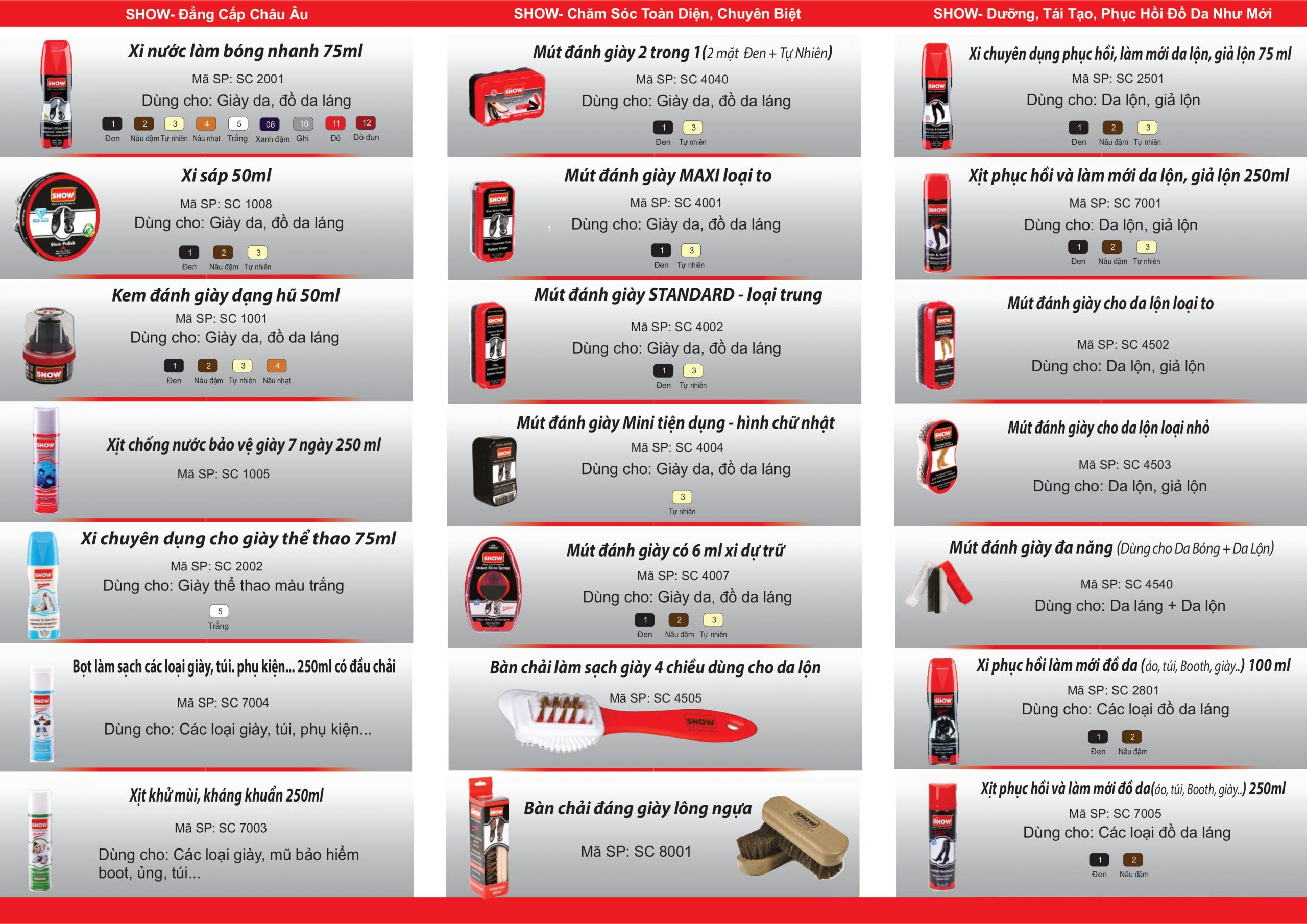 Phân Biệt & Sử Dụng Các Loại Xi Đánh Giày Tây